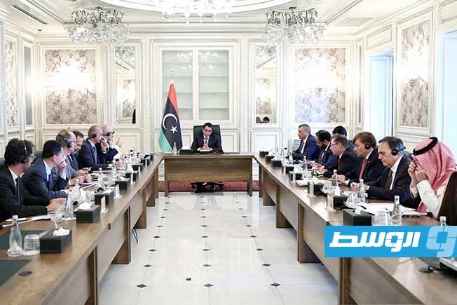 المنفي يعرض على ممثلي عدد من البعثات الدبلوماسية جهود إنهاء المرحلة الانتقالية في ليبيا