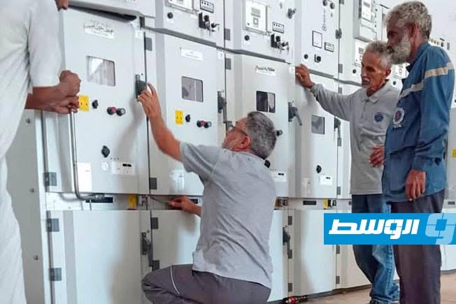 إصلاح عطل بمحطة المنصورة وإعادة الكهرباء إلى مناطق في بنغازي