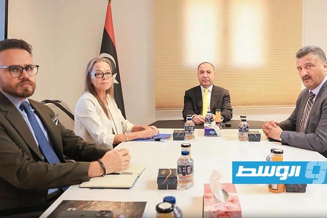 الباعور يبحث مع ريتشاردسون التعاون في المجالات الإنسانية والتنموية