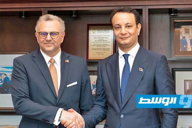 بولس: بحثت مع بلقاسم حفتر توحيد المؤسسات الاقتصادية الليبية وفرص الاستثمار الأميركي