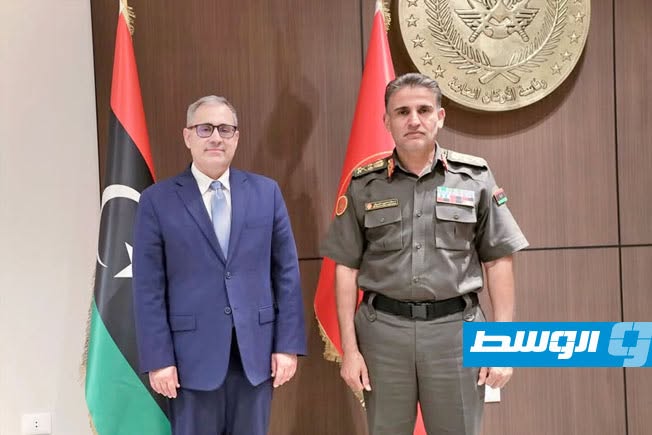 النمروش يبحث مع القائم بالأعمال الأميركي مستجدات توحيد المؤسسة العسكرية