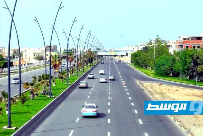 إغلاق جزئي لطريق المطار في طرابلس لمدة ثلاثة أيام لاستكمال الرصف