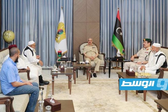 Marshal Haftar Receives a Delegation of Tribal Leaders from Zintan